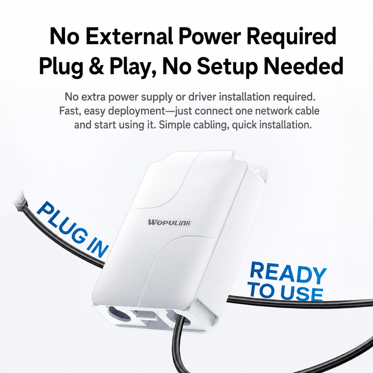 Waterproof 1 to 4 PoE Extender 90W, 10/100Mbps, Up to 200m, compatible with most brands, including Hikvision and Dahua.